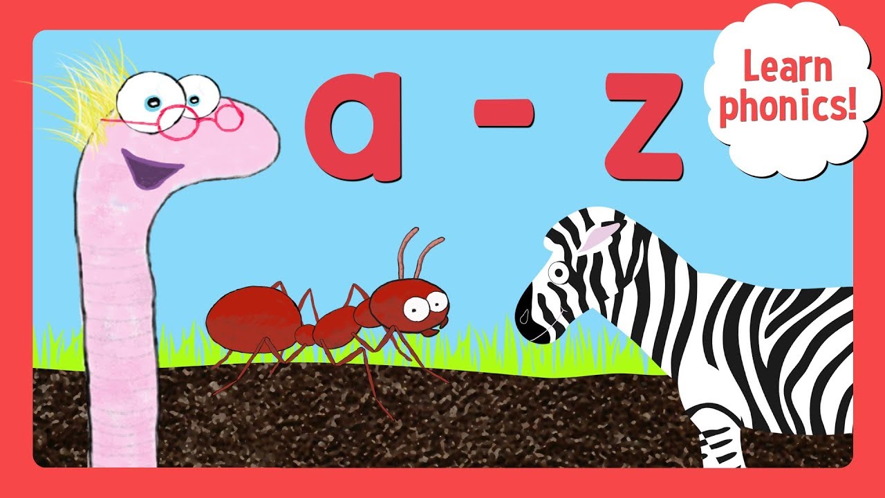 ⁣A - Z For Kids | Learn English Words With The Word Worm | Toddler Fun Learning