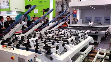 CNC glass cutting/loading/breaking table machine glass cutter