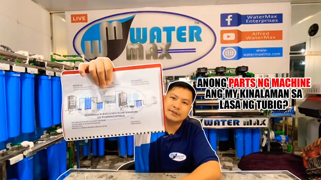 Anong parts ng machine ang my kinalaman sa lasa ng Tubig?