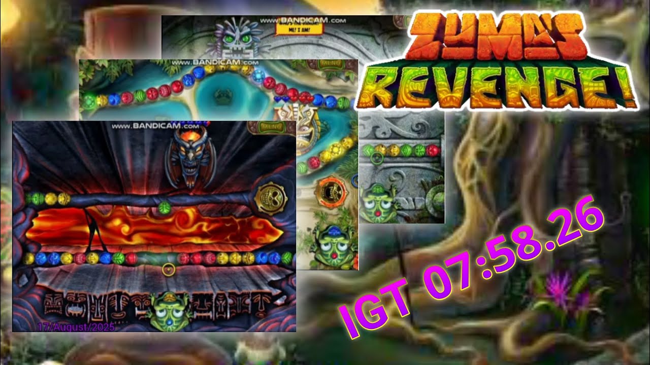 Speedrun IGT 07:58.26 Zuma's Revenge! Bosses [2025] [720p30] August