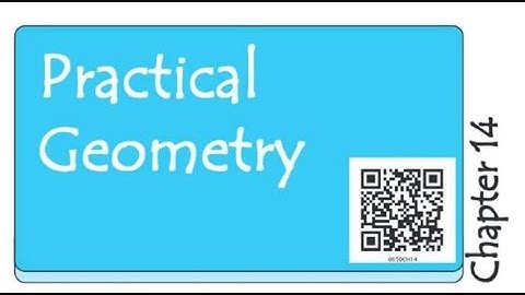 Class-6 Maths Ex-14.2 Practical geometry