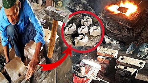 | Blacksmith Guy |Casting A | Nut Bolt & Hammer | Using Sand Mold Technique |