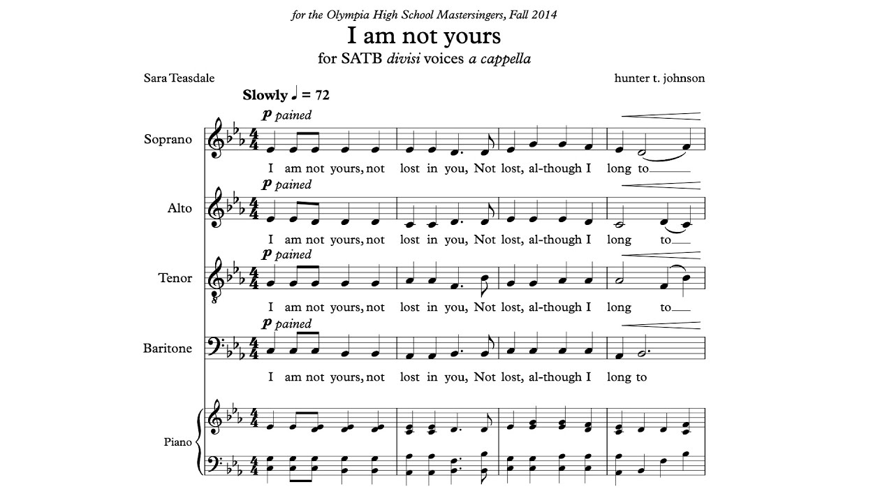i-am-not-yours-by-hunter-t-johnson-scrolling-score-youtube