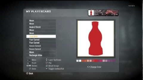 Black Ops Emblem Editor Tutorial - Coke logo