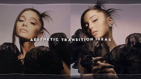 Aesthetic transition ideas / After effects + project files