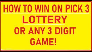 How to win Pick 3 Lottery and all 3 Digit Lottery Games screenshot 1