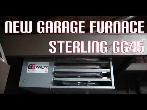 Project - New Garage Furnace Install - Sterling GG45 Heater - YouTube