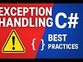 Exception Handling in C# | Best Practices &amp; Examples 🚀