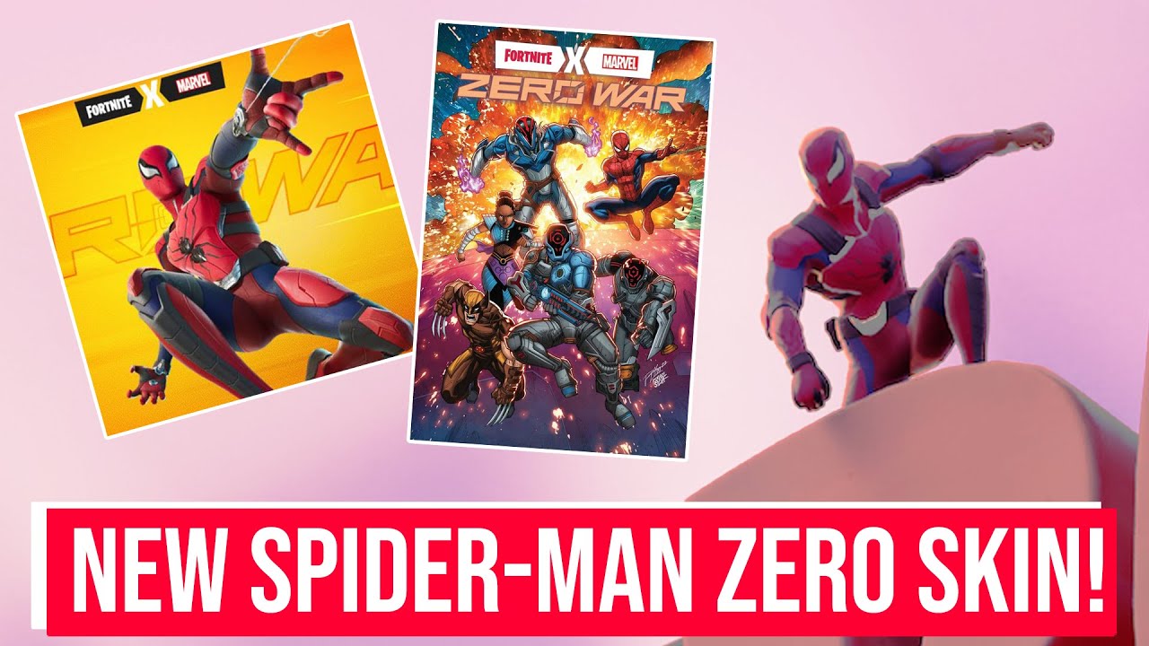 NEW SPIDER MAN ZERO SKIN IN FORTNITE! Gameplay & Review!