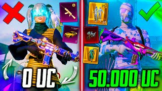 😱 ТАКОГО ЕЩЁ НЕ БЫЛО! УДАЧНАЯ ПРОКАЧКА АККАУНТА на 50000 UC В PUBG MOBILE! ВЫБИЛ С 1 КЕЙСА и ЗОЛОТО!