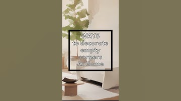 Ways to decorate empty corners at home💕 #interiordesign #cozycorner #emptycorner #decortrends