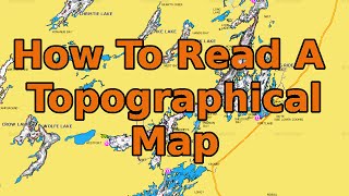 How to read a topographical map for fishing