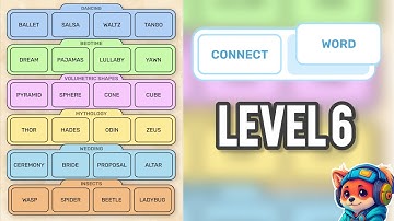 Connect Word Level 6 | Walkthrough & Solution (iOS / Android)
