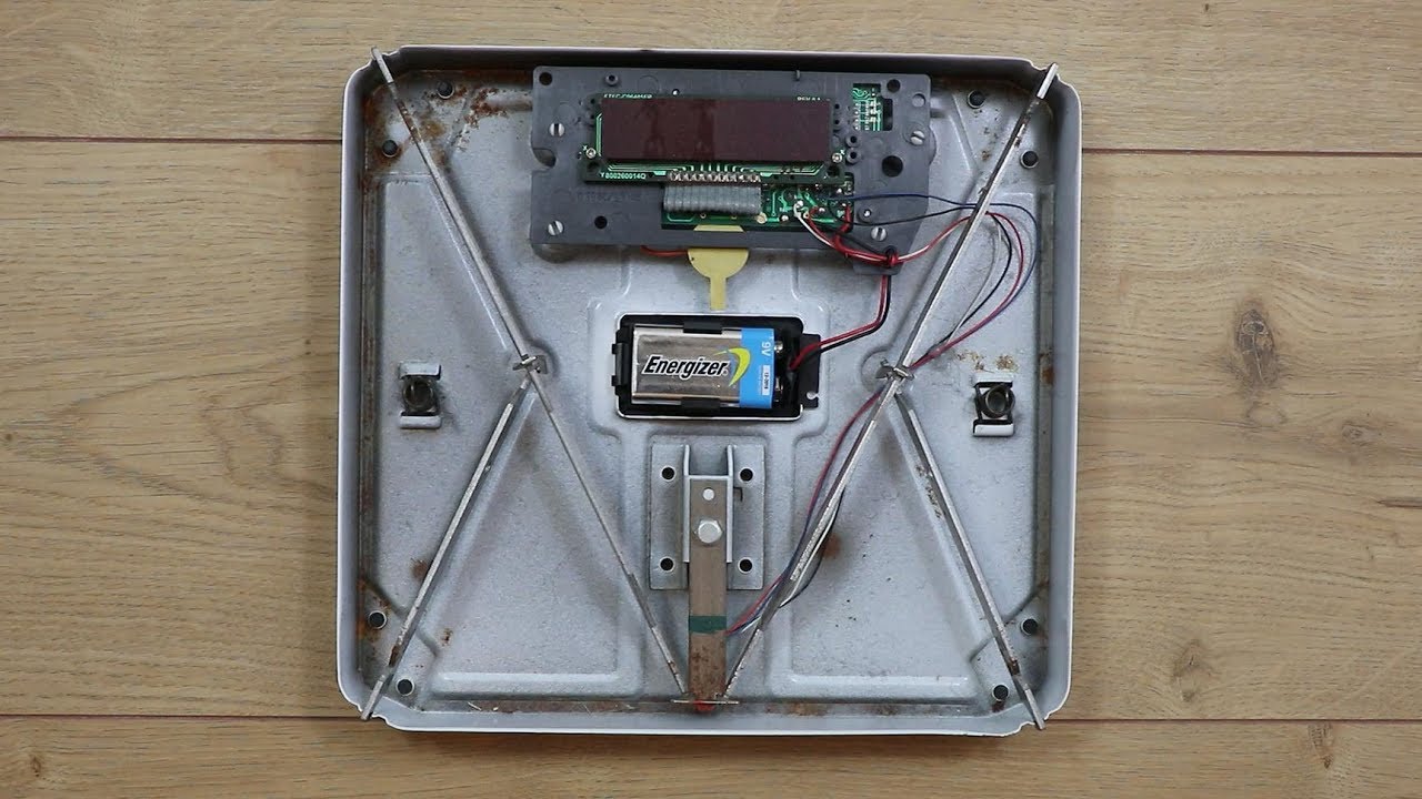 Inside a digital weighing scale - Gadgetronicx