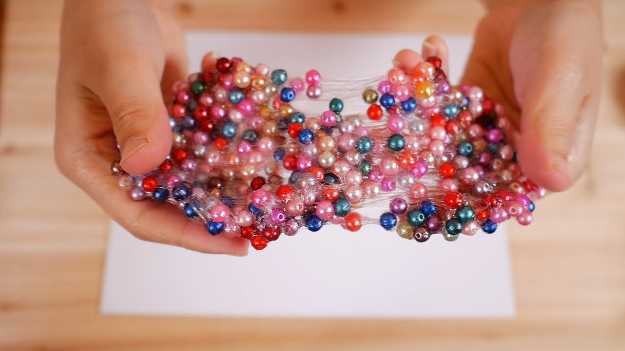 [ASMR] 대박 진주 슬라임 리얼 사운드!! | 한노시 #5 | pearl slime touching