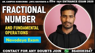 @AK_CAMPUS1 🔥💯❤️Four Fundamental operations on whole numbers || ak campus ||set- 6  || Navodaya ||❤️