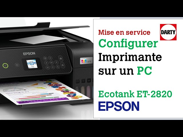 Connecter en wifi l'imprimante Epson Ecotank ET-2820 