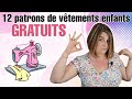 Patrons gratuits12 vtements pour enfants  bon plan couture  by popo