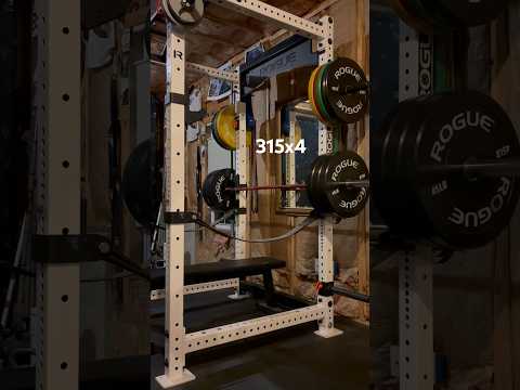 Bench Press: 315x4 the magic of 3 plates on the bench press! #powerlifting #benchpress #barbell