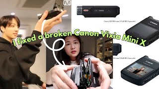 I fixed the viral Kpop Vlogging Camera Canon Vixia Mini X !