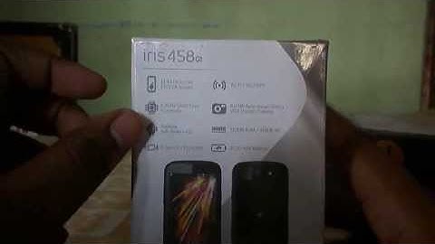 LAVA IRIS 458Q UNboxing AND HANDS ON