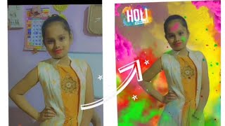 How l edit my Holi picture❤️ screenshot 4