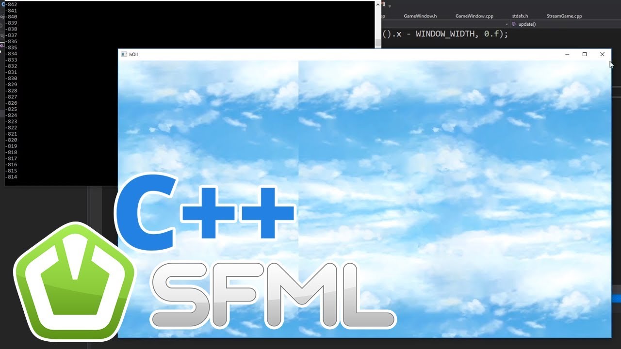 Setup + Parallax - C++/SFML CODING [GER] (Live) - YouTube