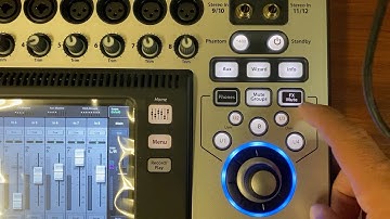 The FX Mute Button on the QSC Touchmix Mixers