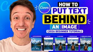 How To Put Text Behind An Image In Canva (2026 Beginner Tutorial)