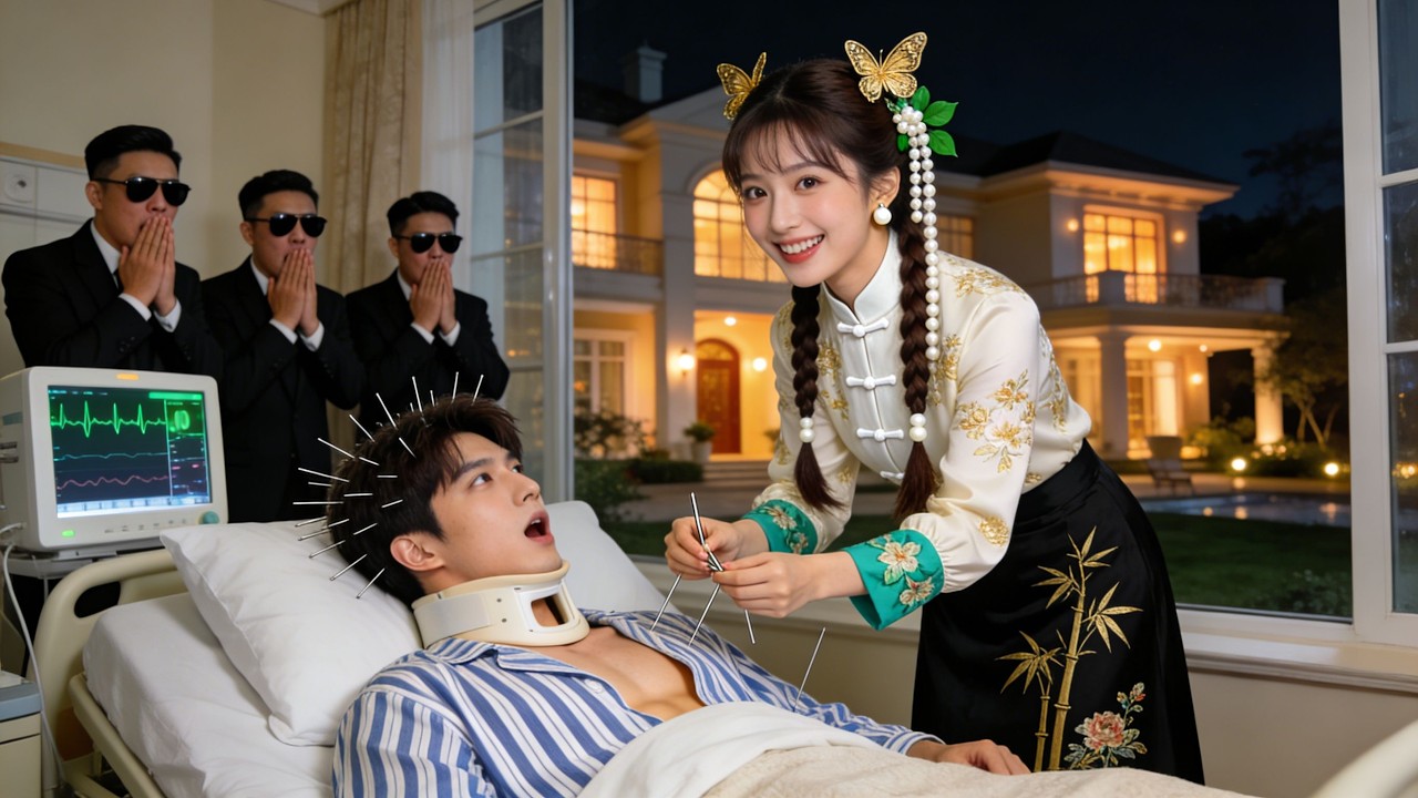 Los médicos dan al presidente por imposible. Ella lo despierta y se enamora perdidamente.