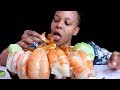 COLOSSAL PRAWNS SEAFOOD BOIL MUKBANG DRENCHED IN SAUCE