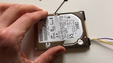 Old IBM Travelstar hard drive failure