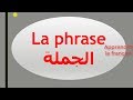 الدرس 10:تعلم انواع الجمل في اللغة الفرنسية les types de phrases