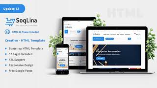 SoqLina - Ecommerce HTML Template | Themeforest Website Templates and Themes