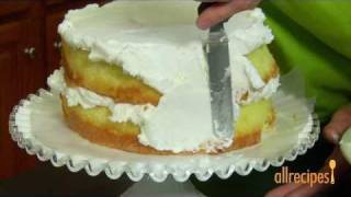 How to ice a cake video - Allrecipes.co.uk