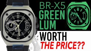 Bell & Ross BR-X5 Green Lum Limited BRX5R-LUM-TC/SRB by BlackTagWatches 57 views 10 days ago 5 minutes, 24 seconds