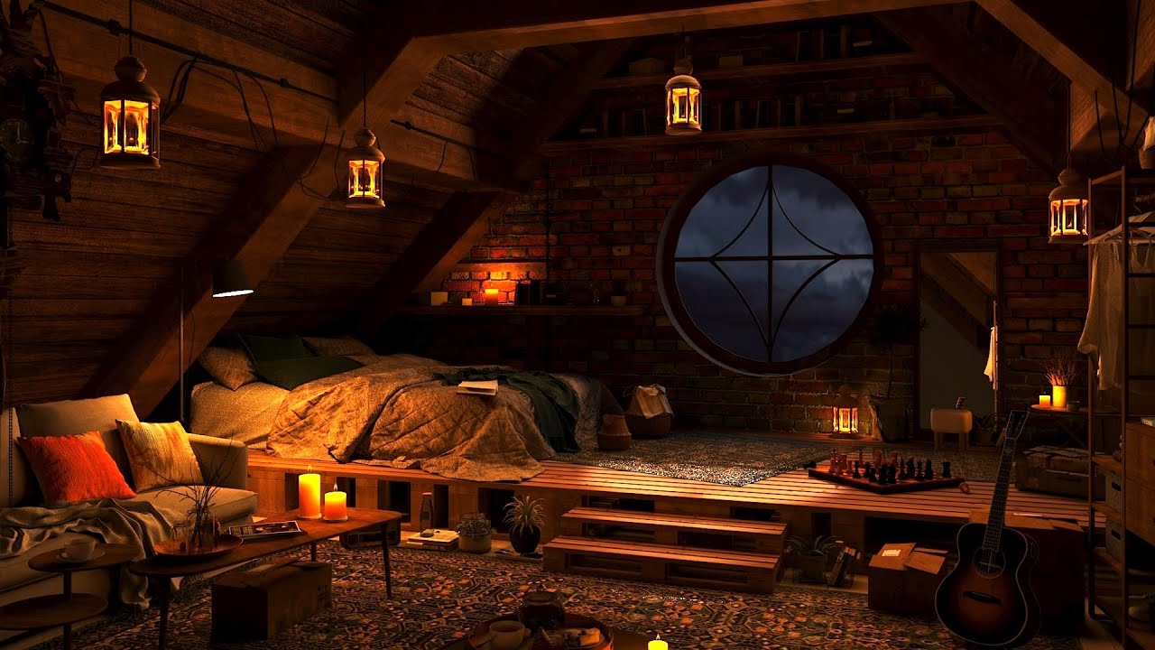 Cozy Attic Ambience Indoor Rain Sounds With Thunderstorm For Sleeping cozy-attic-ambience-indoor-rain-sounds-with-thunderstorm-for-sleeping