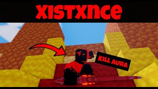 I 1v1ed Xistxnce ⚔ in roblox bedwars..