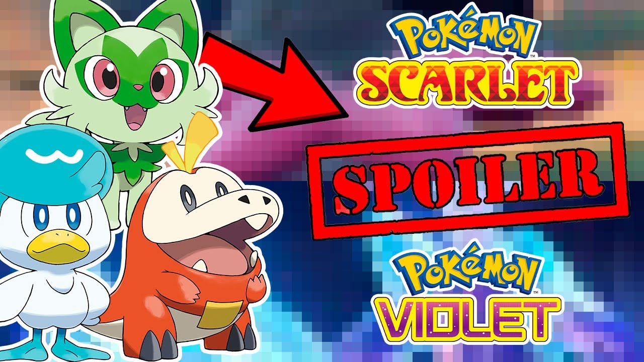 BOMBA!! VAZOU EVOLUÇÃO POKÉMON INICIAIS DE SCARLET VIOLET?? Sprigatito  Fuecoco Quaxly evolution leak 