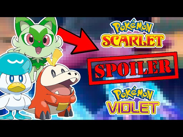 BOMBA!! VAZOU EVOLUÇÃO POKÉMON INICIAIS DE SCARLET VIOLET?? Sprigatito  Fuecoco Quaxly evolution leak 