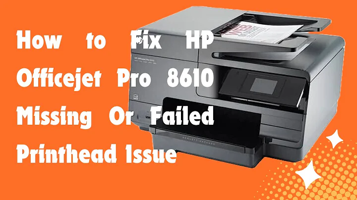 How to Fix HP Officejet Pro 8610 Missing Or Failed Printhead Issue