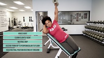 Lateral Raise - Side Lying - 45° Incline - DB | KILO Exercise Demo