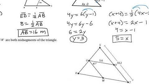 Midsegments in Triangles