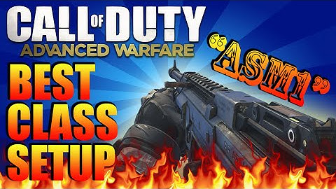 ★COD ADVANCED WARFARE★ BEST "ASM1" CLASS SETUP! "CoD AW Best Class Setup"