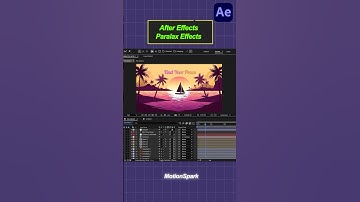 Cinematic Landscape Animation in After Effects Parallax Effect in After Effects