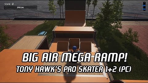 BIG AIR MEGA RAMP CREATE-A-PARK TONY HAWK