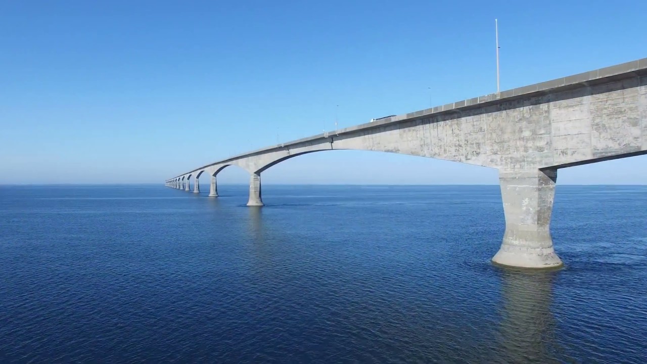 Above Pei Confederation Bridge Youtube