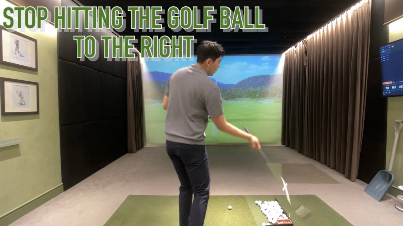 Stop Hitting The Golf Ball To The Right! YouTube
