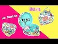 Diy maleta de cartón/ costurero