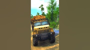 truck on loaded logs #shorts #viral #youtubeshorts